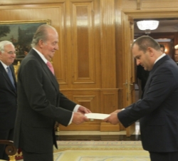 Su Majestad el Rey recibe las Cartas Credenciales del embajador de la República de Polonia, Tomasz Arabski